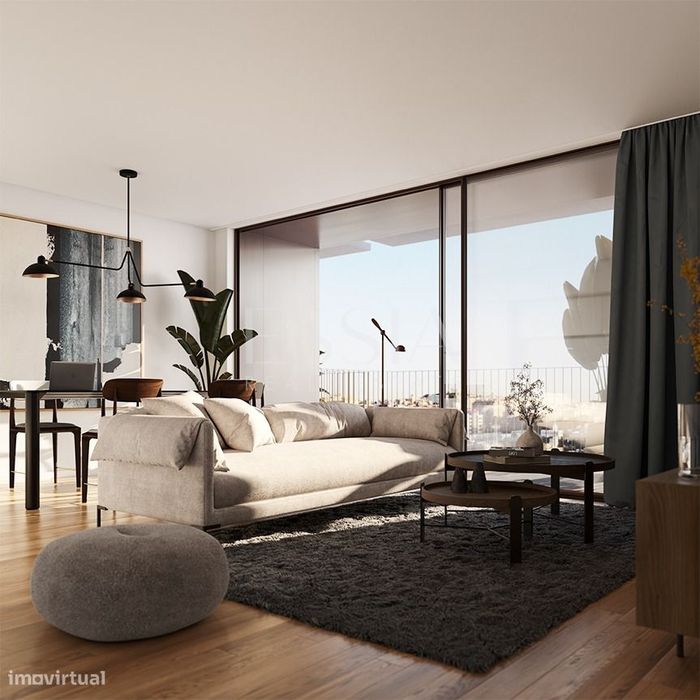 Apartamento T2 com Varanda com Vistas Rio e Mar nos Jardins D`Arrábida — Santa Marinha E São Pedro Da Afurada, Porto