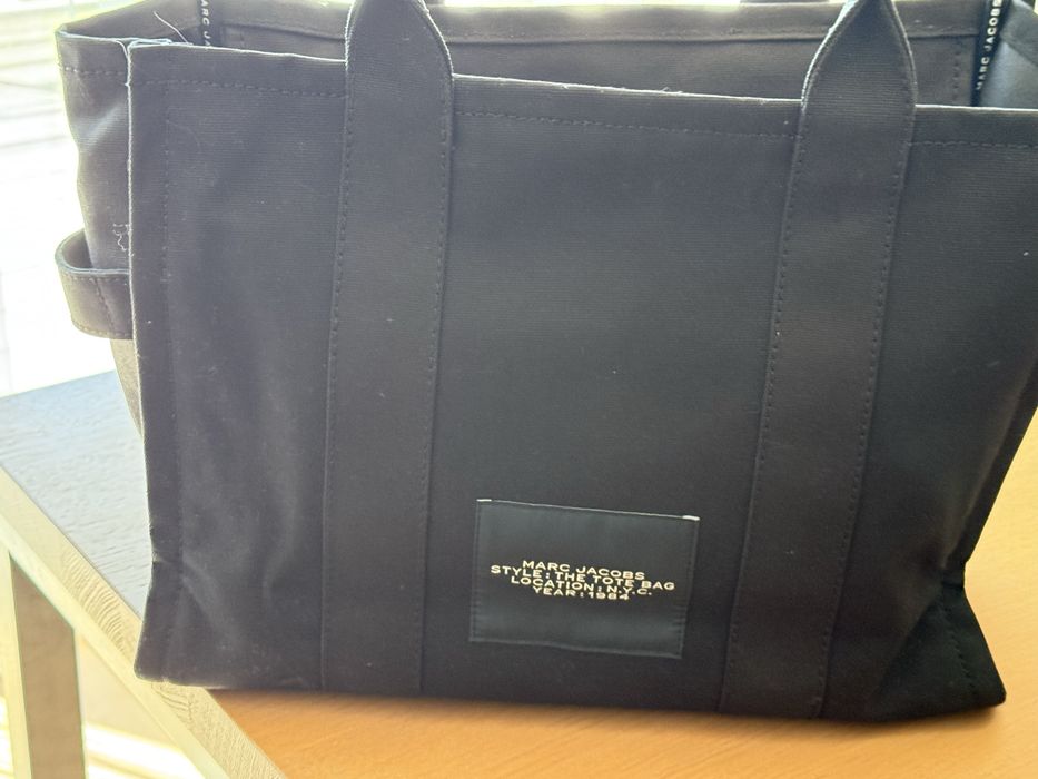 Torebka Marc Jacobs Tote Bag - duża shopperka, tkanina, stan idealny