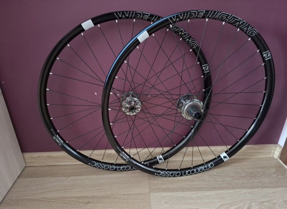 Nowe koła 27,5 American Classic Wide Lightning tylko 1512g sztywna oś