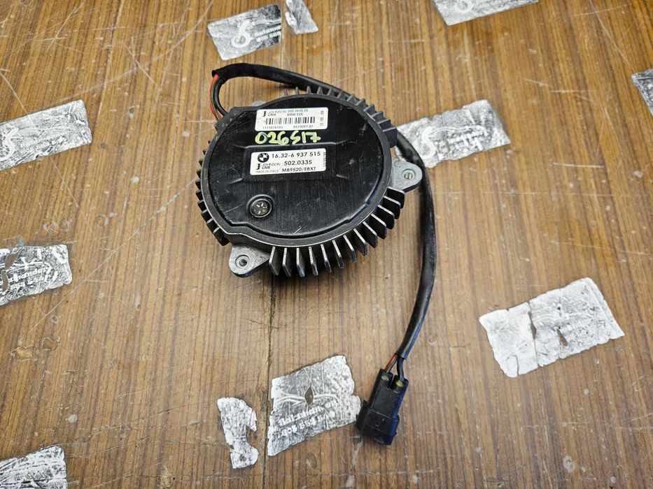 Wentylator 6937515 Silnik Wiatrak Chlodnicy Kabel Wtyczka BMW 1 3 5 E81 E87 E90 E91 E92 E60