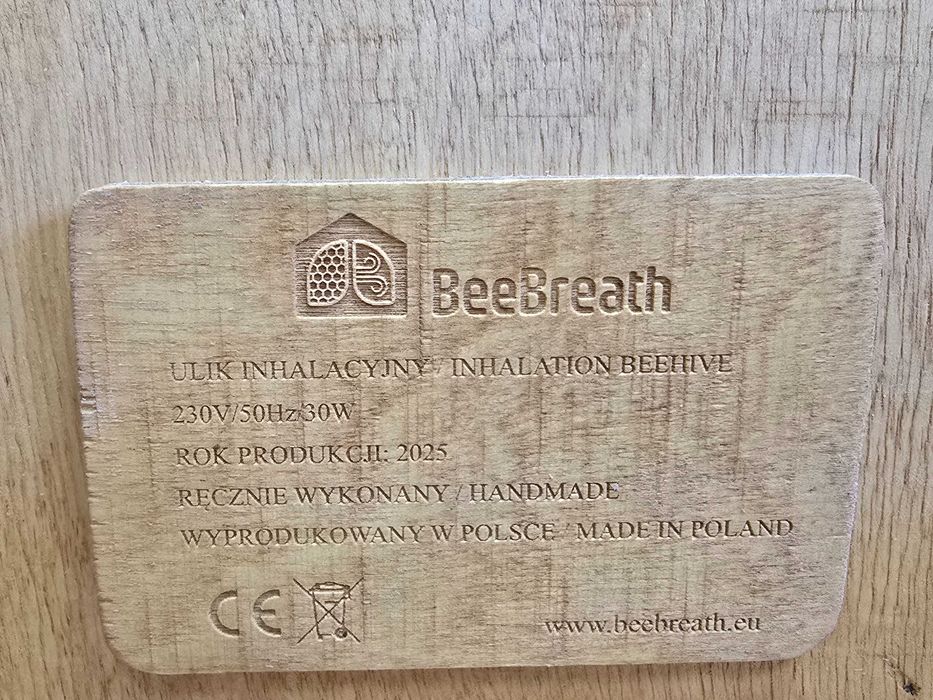Ulik inhalacyjny BeeBreath, inhalator, nowy. Poczuj się jak w ulu.