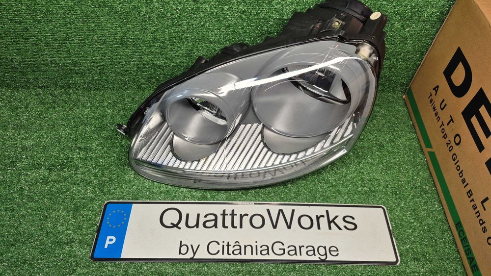 VW Golf V-10.03-07.09- ÓTICA/FAROL FRENTE ESQUERDA NOVA DEPO EMBALADA