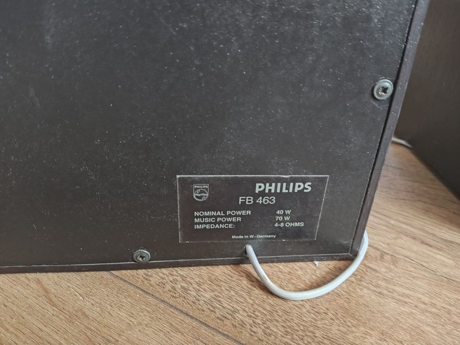 Gramofon radio głośniki combo Philips