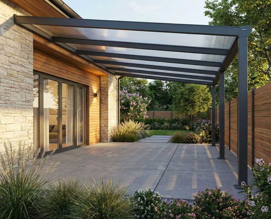 Zadaszenie tarasu 5x3m  aluminium