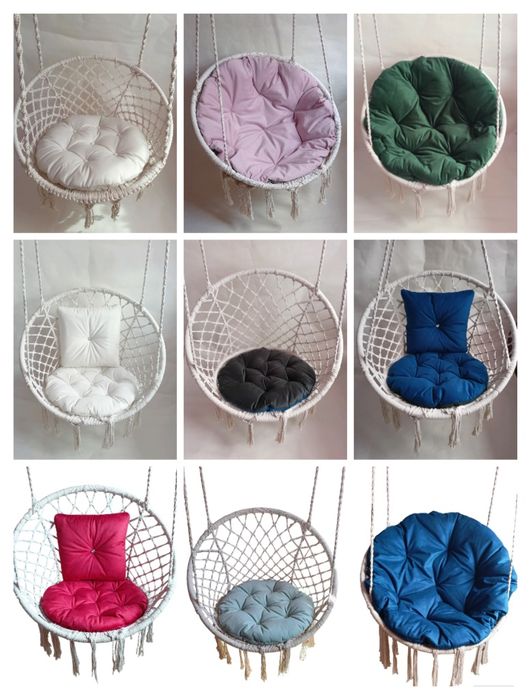 Poduszka na huśtawkę fotel wiszący bocianie Gniazdo