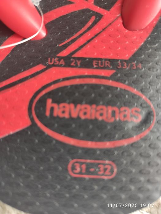 Havaianas Homem Aranha tam. 33 novas