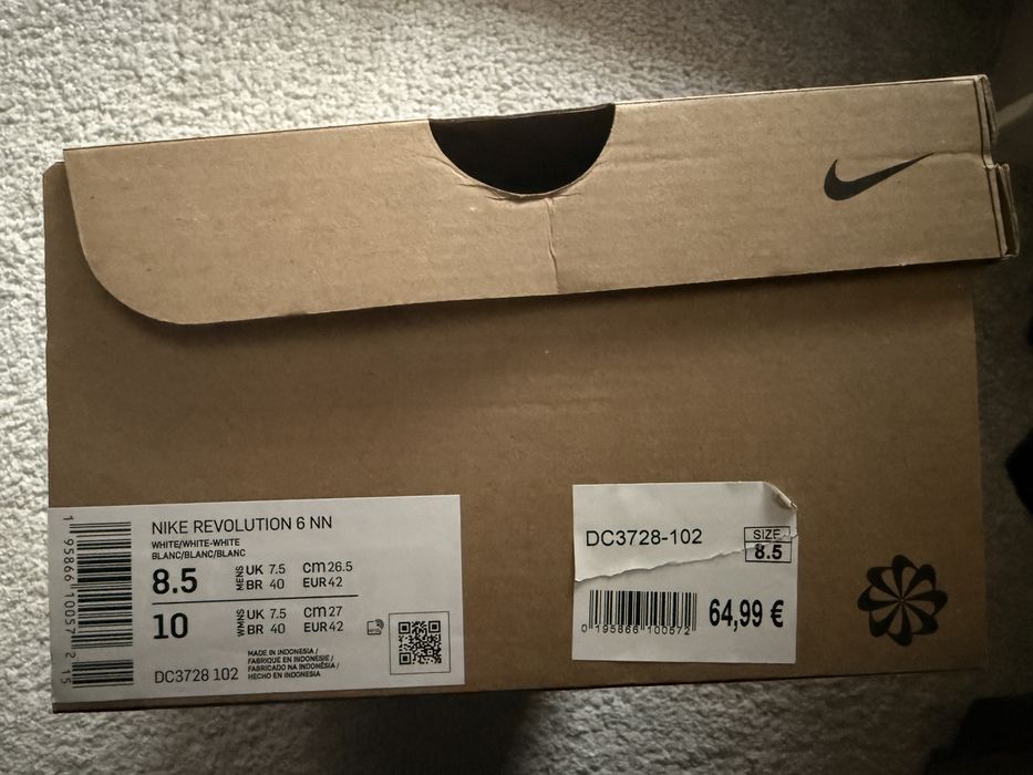 Buty męskie sportowe Nike REVOLUTION 6 NN rozmiar 42