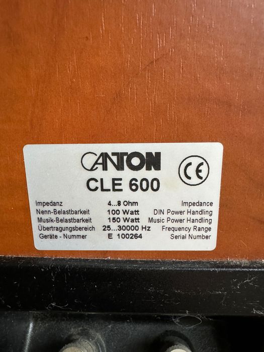 Canton CLE 600 kolumny podłogowe – para +  Denon AVR-1400