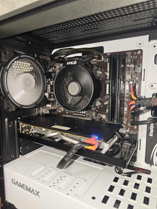 Игровой ПК Ryzen 5500  RX 580  16gb ddr4 2TB