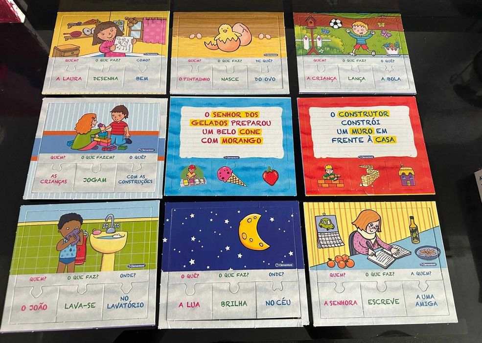 Jogo Educativo / didático: "Jogos de Leitura" - Clementoni