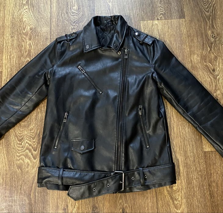 Курточка з екошкіри, куртка кожзам, шкірянка