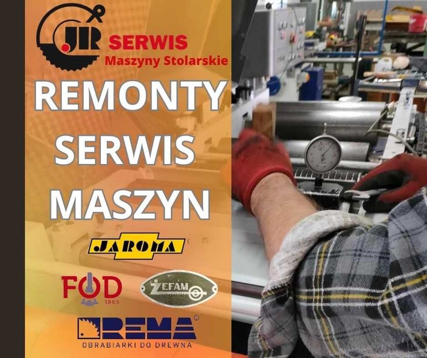 SERWIS JAROMA, remonty, części zamienne, grubiarki, wyrówniarki,