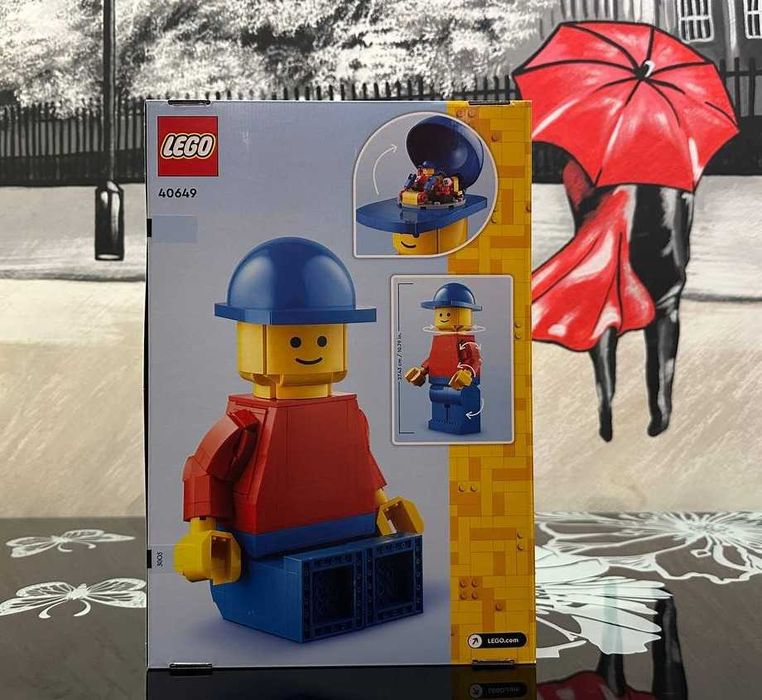 Конструктор LEGO 40649 Збільшена мініфігурка LEGO