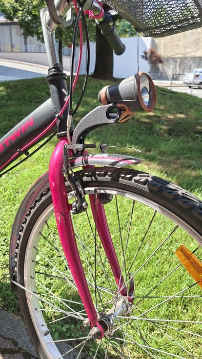 Bicicleta menina, roda 24, btwin Decathlon