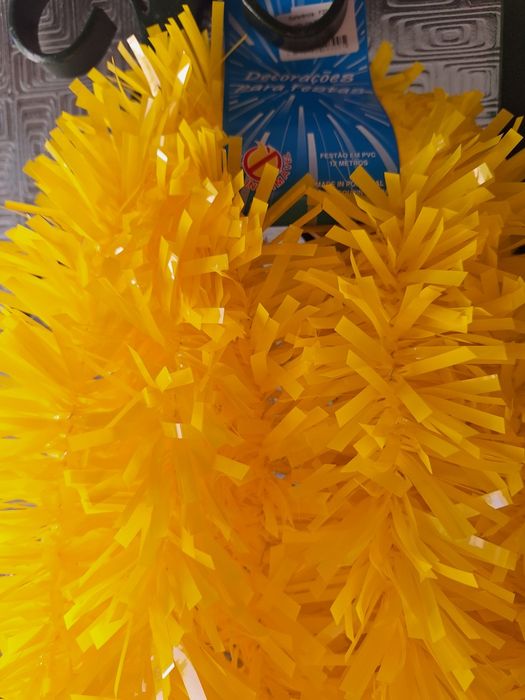 Fitas para Festa - Branco e Amarelo