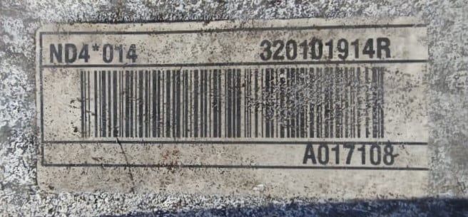 Caixa Velocidades Manual ND4014 - RENAULT MEGANE IV Hatchback