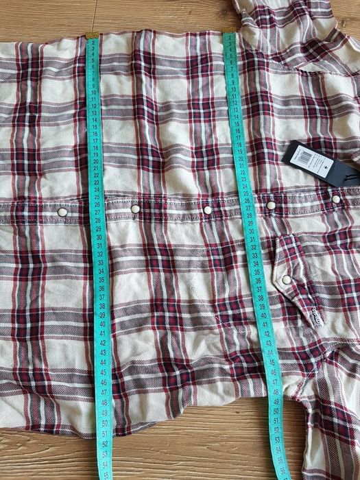 S 36 G-star Raw tacoma Long check shirt koszula damska w kratę boyfrie