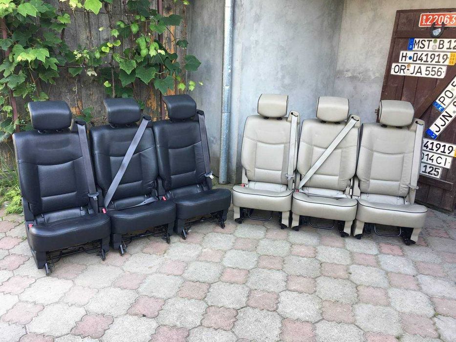 Пасажирські сидіння з ременями безпеки для переобладнання та перевезень Sprinter, Master, Trafic