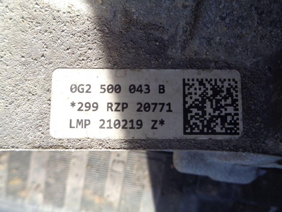 dyferencjał tylny audi vw. 0g2500043b