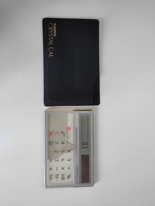 Calculadora Casio TH-10 "Crystal Cal" Calculator | RetroTech |Clássico