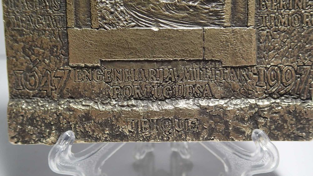Placa em Bronze da Engenharia Militar