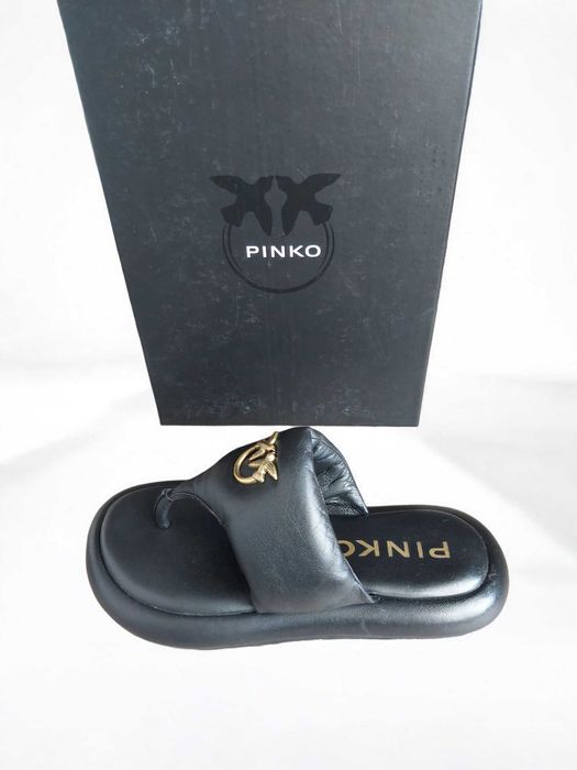 Шикарные шлепанцы 35,36.5/37р. Pinko Италия Оригинал Натур. кожа