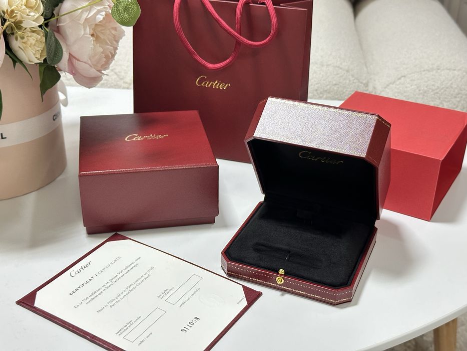 Упаковка для украшений прикрас картье cartier пакет коробка пыльник