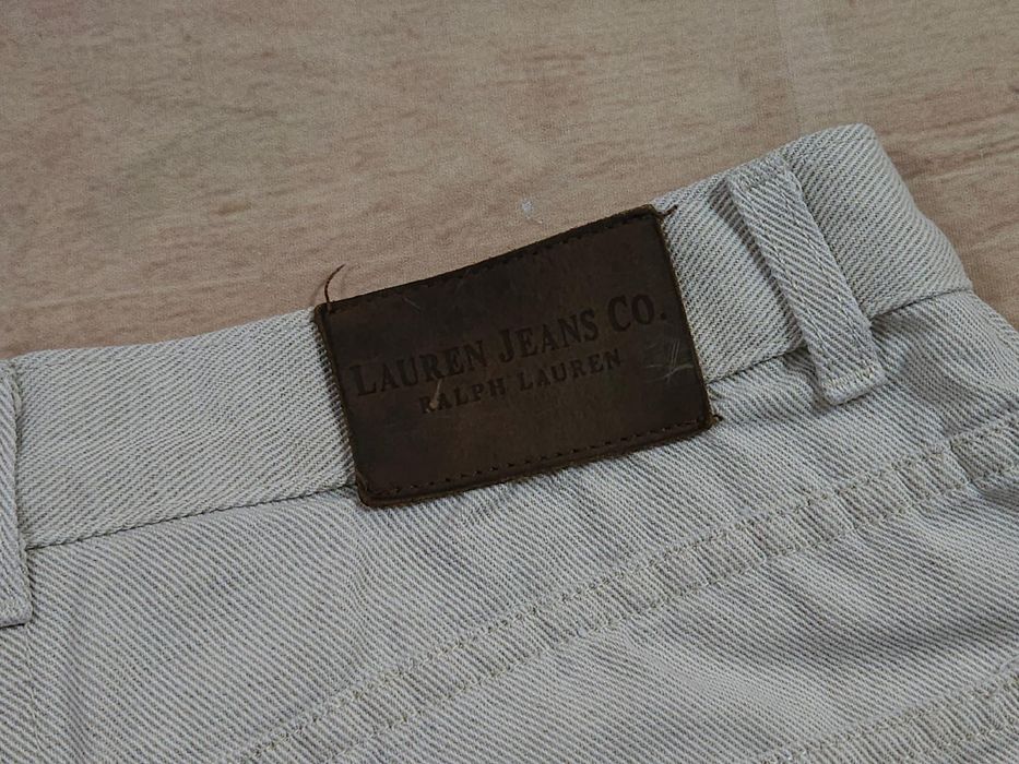 LAUREN JEANS Ralph Lauren Spodenki Jeans Cotton Linen r. 12