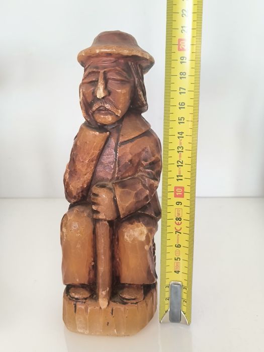 Rzeźba ludowa woskowa PRL