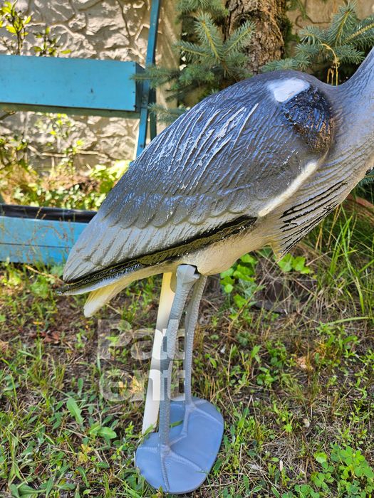 Figurka dekoracja czapla 70 cm wysoka ozdoba dom ogród taras