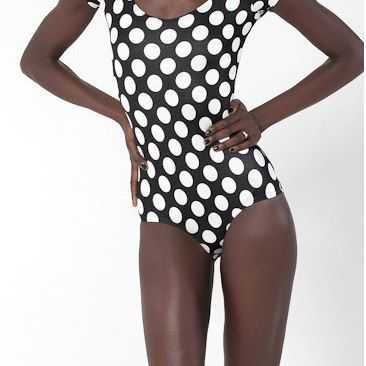 COLETTE body strój jednoczęściowy damski w groszki rozm. M