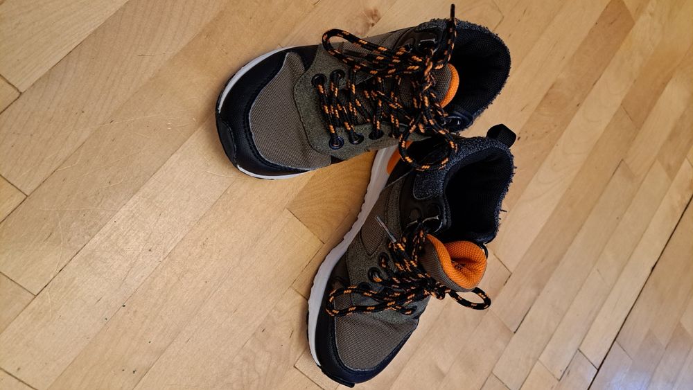 Botki kozaki chłopięce 28 sznurowane