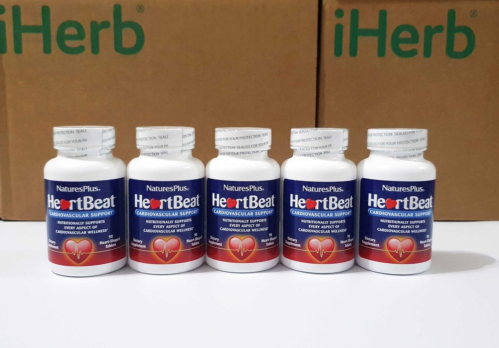 Nature's Plus, HeartBeat, витамины для сердца и сосудов. 90 таблеток
