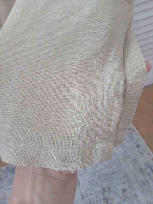 Animale by Jacques Ruc vintage koszula beżowa Rayon M