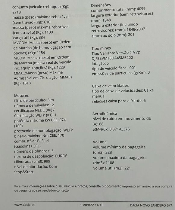 DACIA Sandero Stepway Eco-G 100 Bi-Fuel