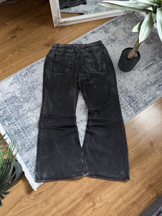 Flared Distressed Jeans Bootcut Архив Джинси Буткат Фларед Клеш Кльош Archive Racer Balenci Washed Baggy Винтаж Джинсы Erd Black