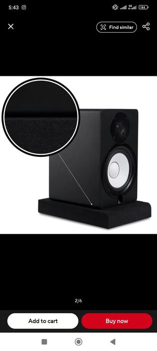 Almofadas Colunas Estúdio 5 polegadas