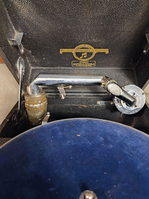 Gramofon walizkowy Columbia antyk