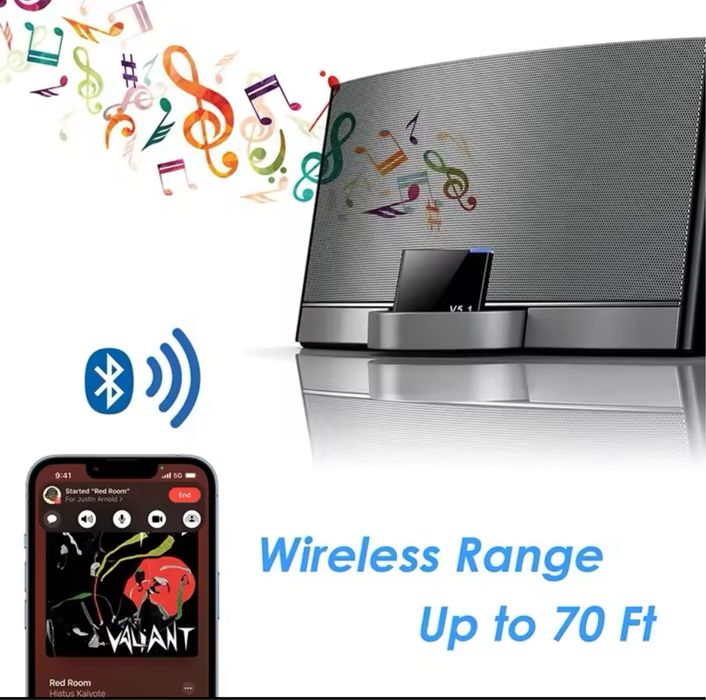 I-WAVE 30 Pin Bluetooth 5.1 ipod iphone toyota