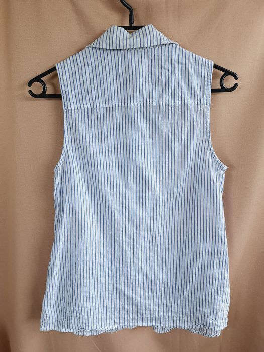 Koszula w paski Michael Kors XS 34 premium wiązana bez rękawów