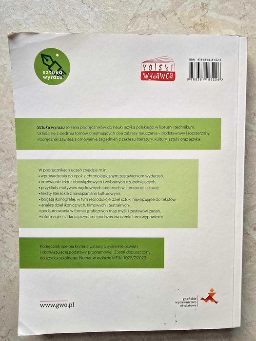 Sztuka wyrazu 4 język polski podręcznik
