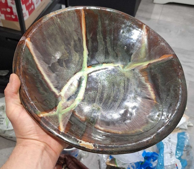 Talerz Patera Łysa Góra stara Prl 30 cm bardzo ładna