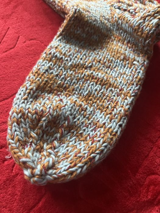 Recznie robione na drutach skarpety wełniane unisex skarpety z wełny