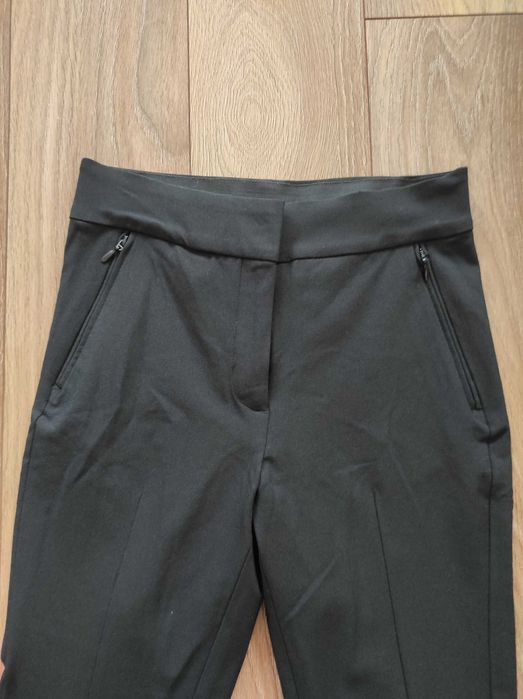 Czarne eleganckie spodnie XS