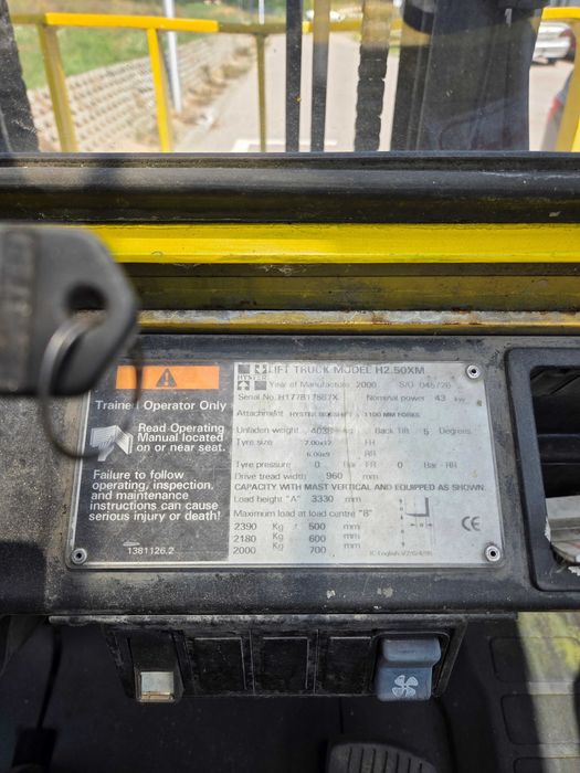 wózek widłowy hyster