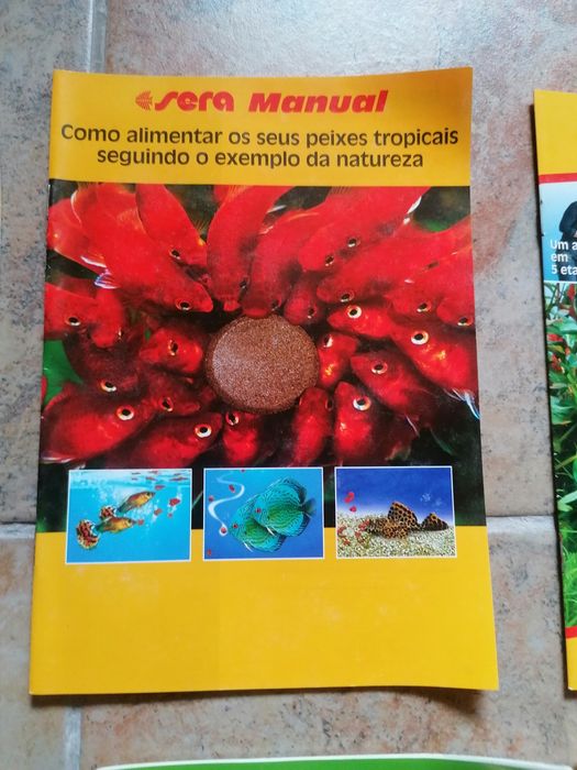 Lote Revistas/manuais para Aquário JBL e SERA
