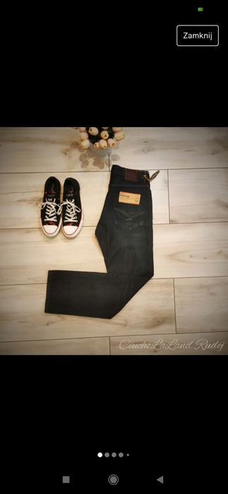 Firetrap, NOWE jeansy, spodnie męskie, L