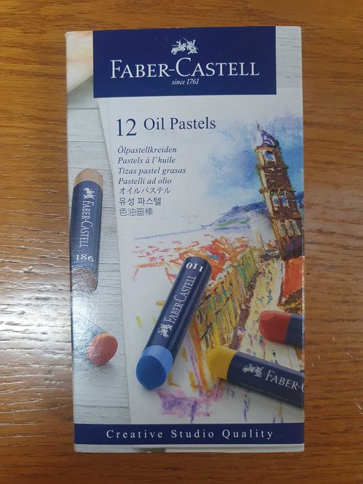 Lápis de pastel - 12 unidades