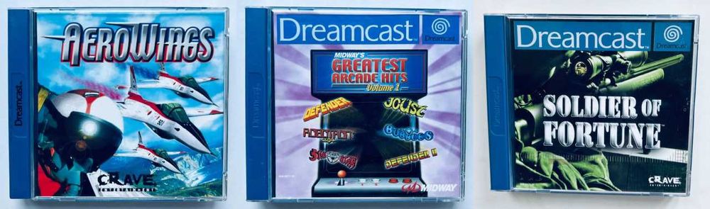 Ігри Dreamcast, Saturn, Game Gear, Genesis, Mega Drive, Master System