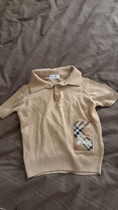 Поло Burberry 12-18 мес
